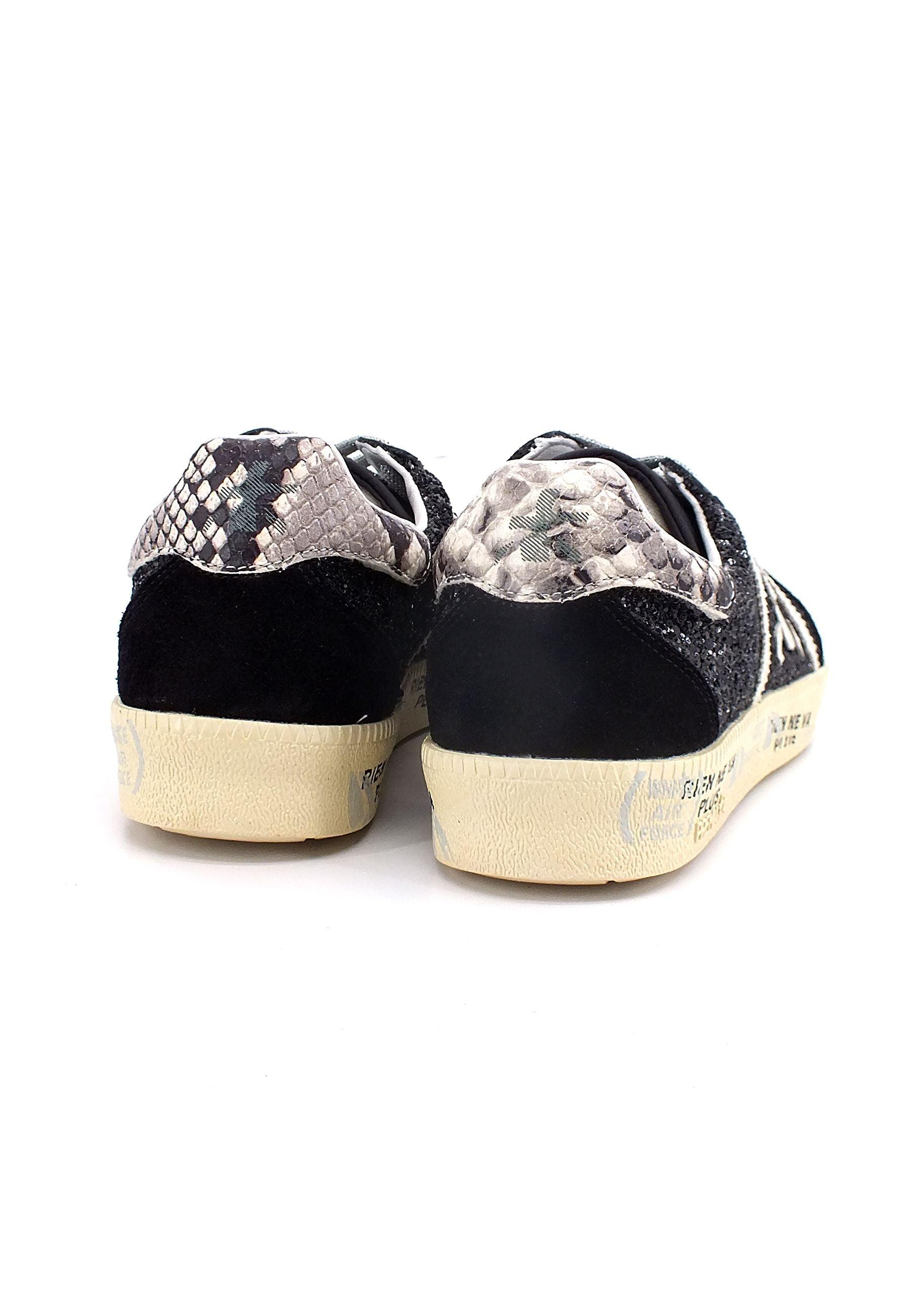 PREMIATA Sneaker Glitter Donna Black BONNIED5943 - Sandrini Calzature e Abbigliamento
