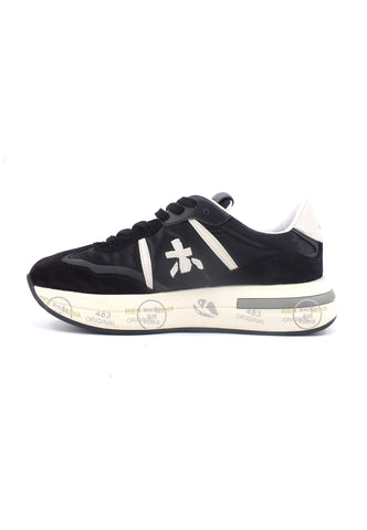 PREMIATA Sneaker Platform Donna Black White CASSIE-6471 - Sandrini Calzature e Abbigliamento
