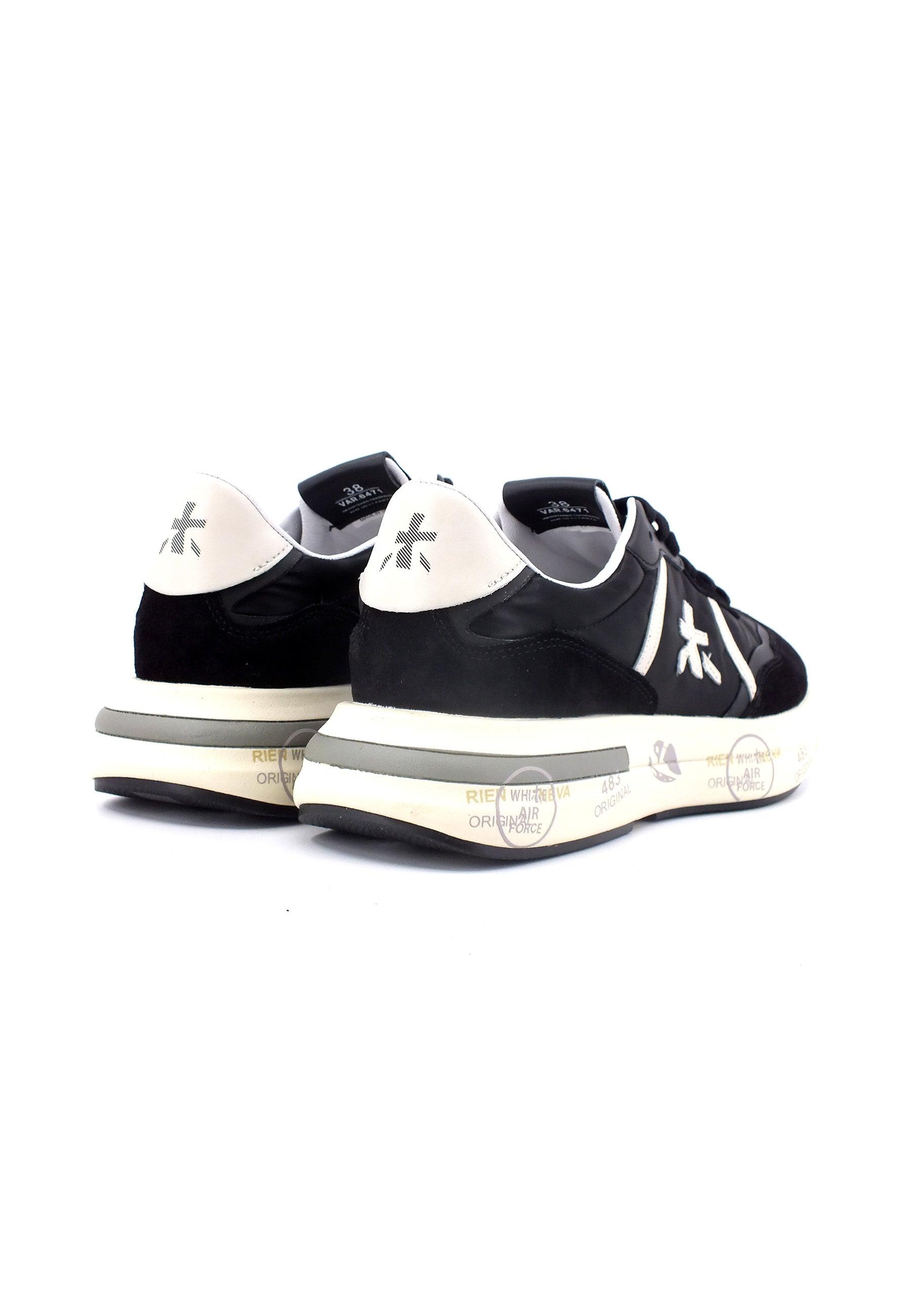 PREMIATA Sneaker Platform Donna Black White CASSIE-6471 - Sandrini Calzature e Abbigliamento