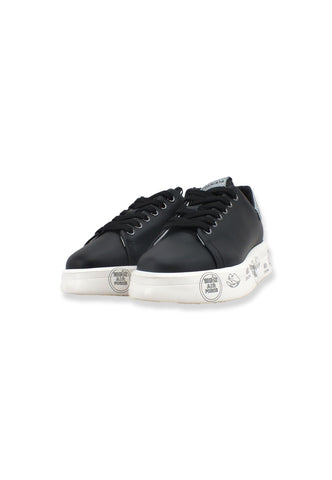 PREMIATA Sneaker Platform Glitter Donna Black Silver BELLE4904 - Sandrini Calzature e Abbigliamento