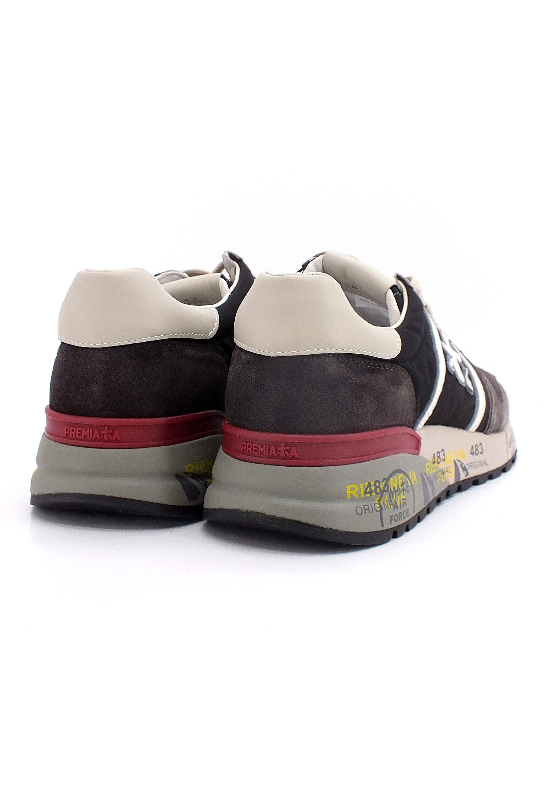 PREMIATA Sneaker Running Uomo Grey Dark Brown LANDER5900 - Sandrini Calzature e Abbigliamento
