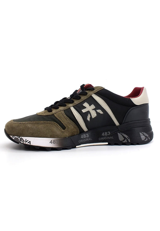 PREMIATA Sneaker Running Uomo Taupe Black LANDER4949 - Sandrini Calzature e Abbigliamento