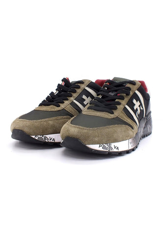 PREMIATA Sneaker Running Uomo Taupe Black LANDER4949 - Sandrini Calzature e Abbigliamento