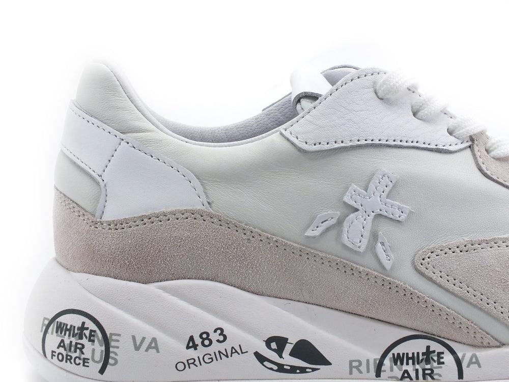 PREMIATA Sneaker Suede Nylon Beige White SCARLETT5707 - Sandrini Calzature e Abbigliamento