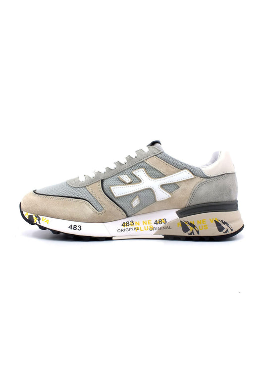PREMIATA Sneaker Uomo Beige Grey MICK6171 - Sandrini Calzature e Abbigliamento