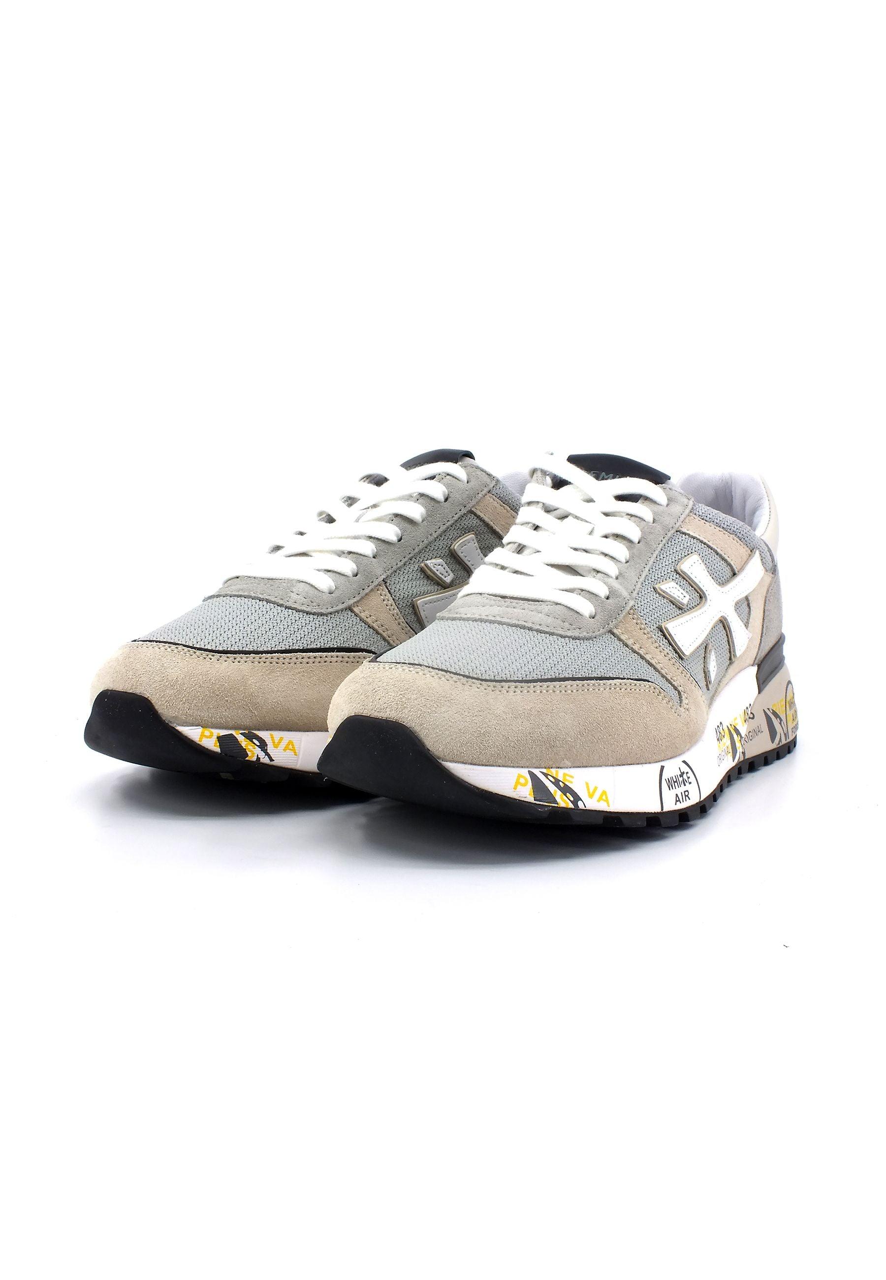PREMIATA Sneaker Uomo Beige Grey MICK6171 - Sandrini Calzature e Abbigliamento