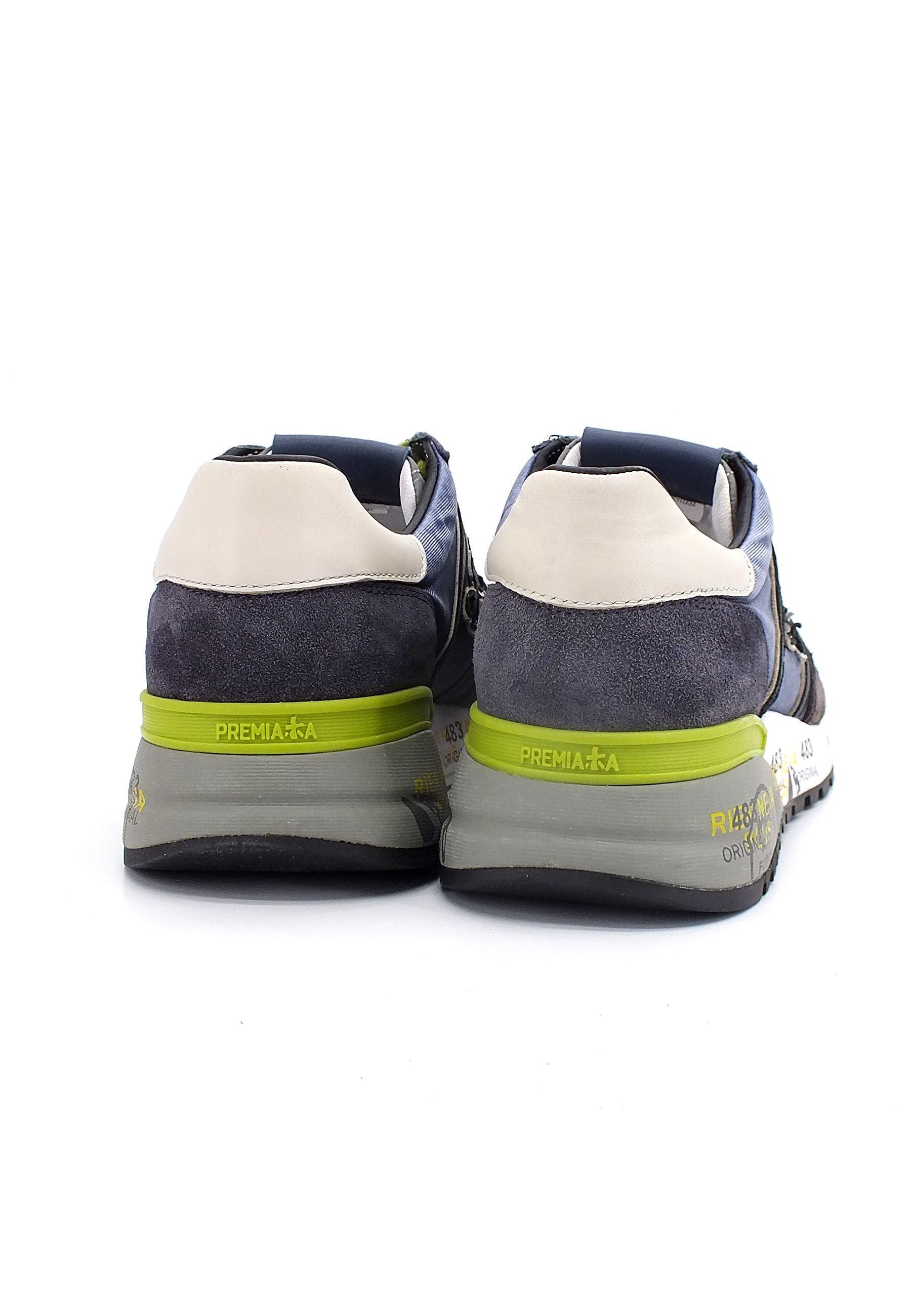 PREMIATA Sneaker Uomo Blue Brown LANDER5898 - Sandrini Calzature e Abbigliamento