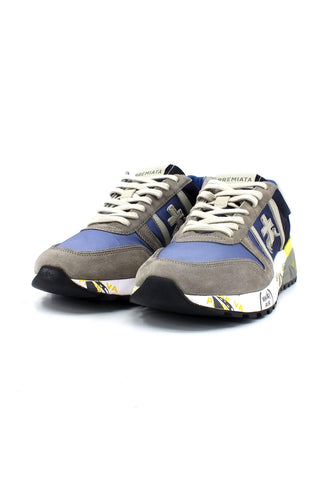 PREMIATA Sneaker Uomo Blue Dark Grey LANDER4587 - Sandrini Calzature e Abbigliamento