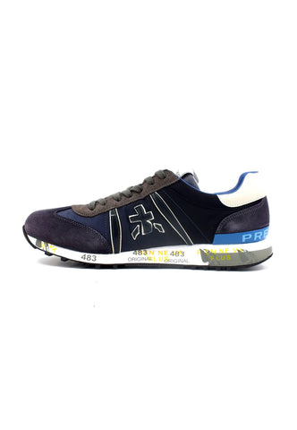 PREMIATA Sneaker Uomo Blue Dark Grey LUCY-5902 - Sandrini Calzature e Abbigliamento