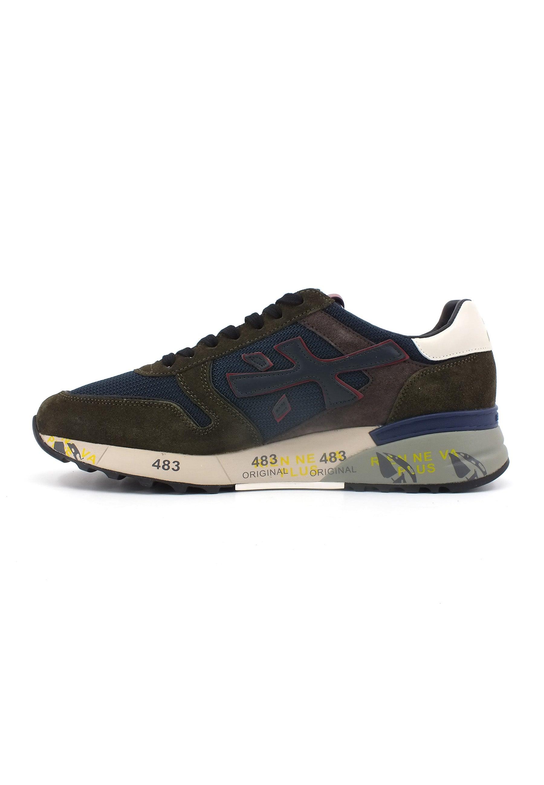 PREMIATA Sneaker Uomo Blue Green MICK-5893 - Sandrini Calzature e Abbigliamento