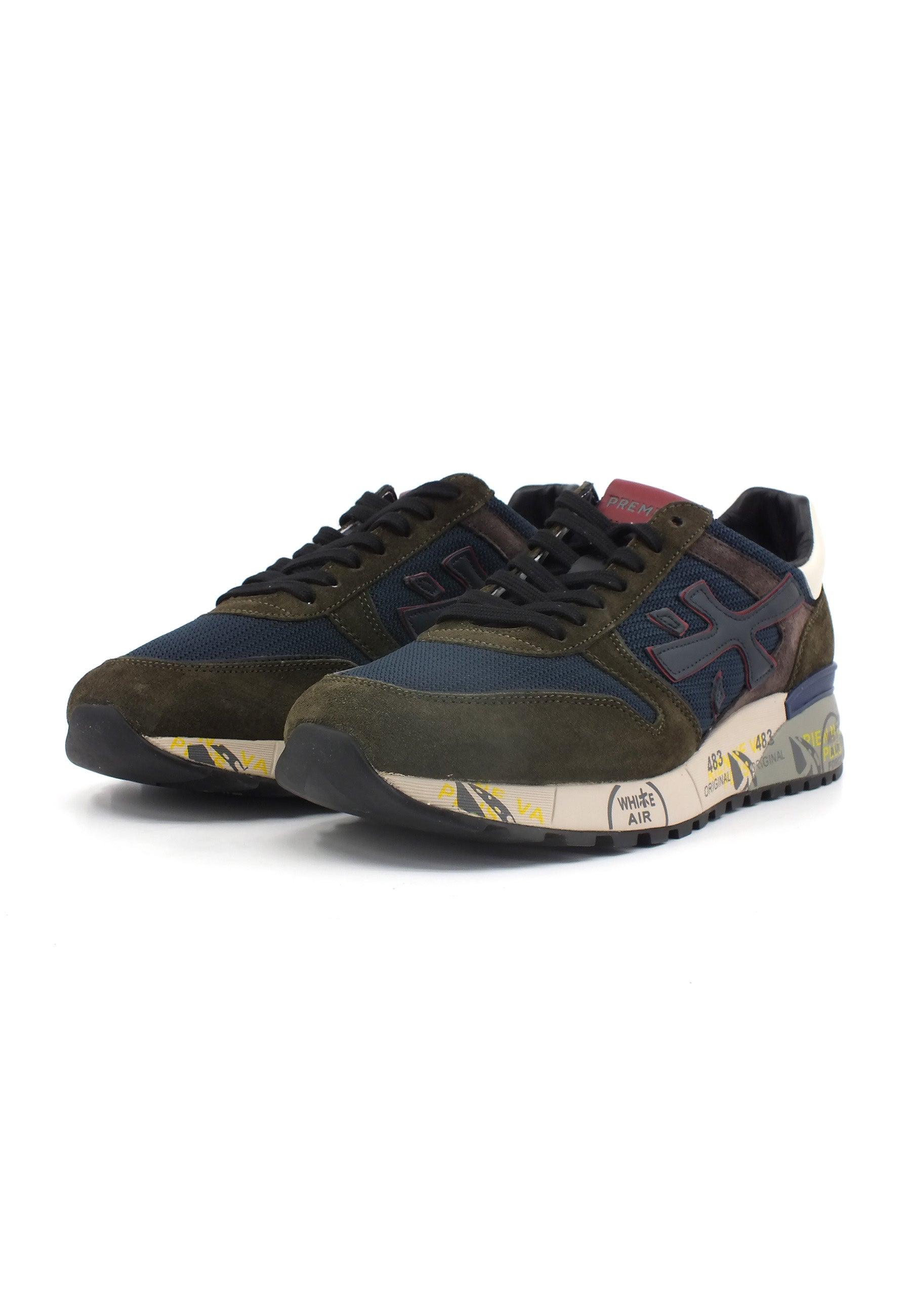 PREMIATA Sneaker Uomo Blue Green MICK-5893 - Sandrini Calzature e Abbigliamento