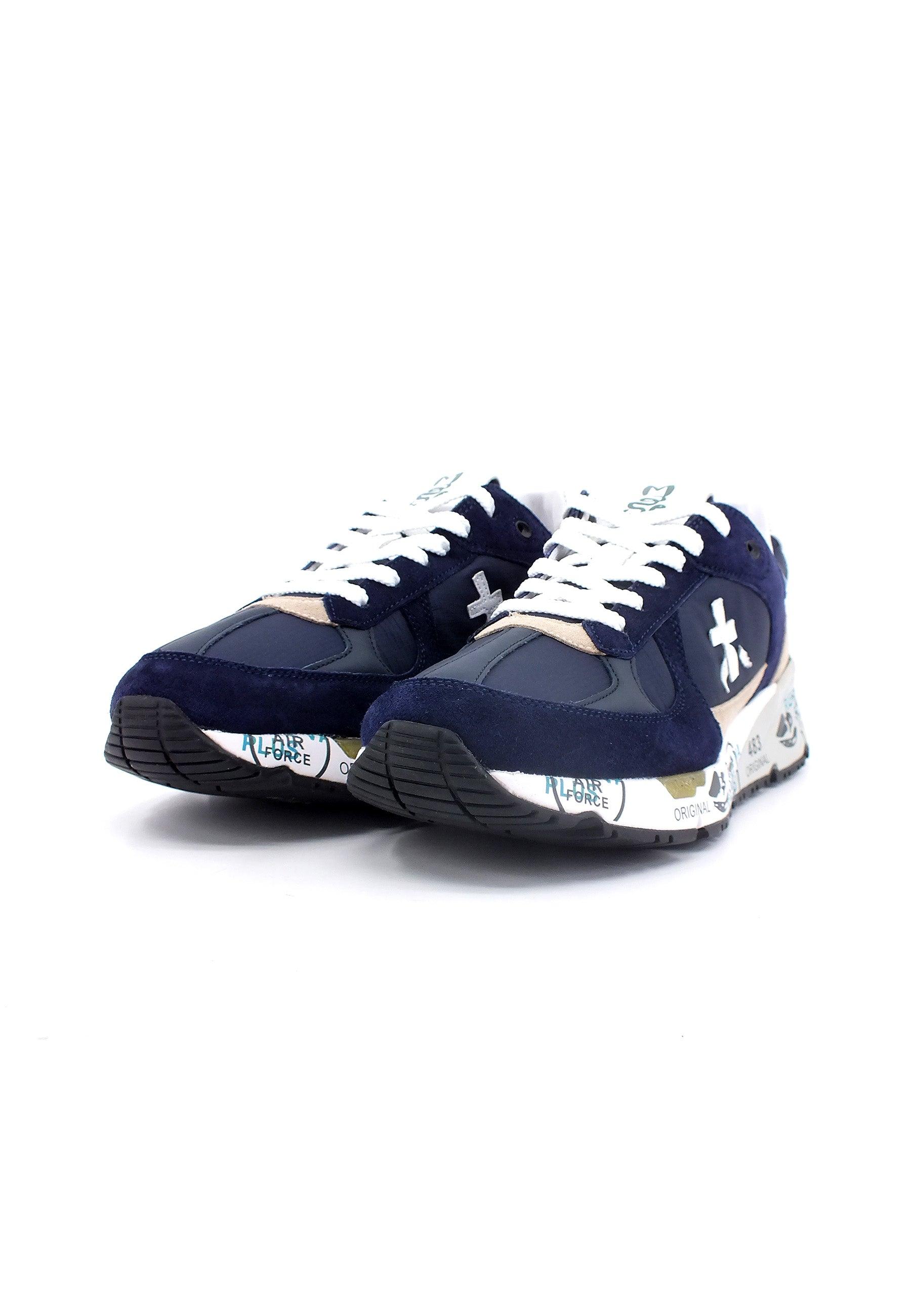 PREMIATA Sneaker Uomo Dark Blue Beige MASE5684 - Sandrini Calzature e Abbigliamento