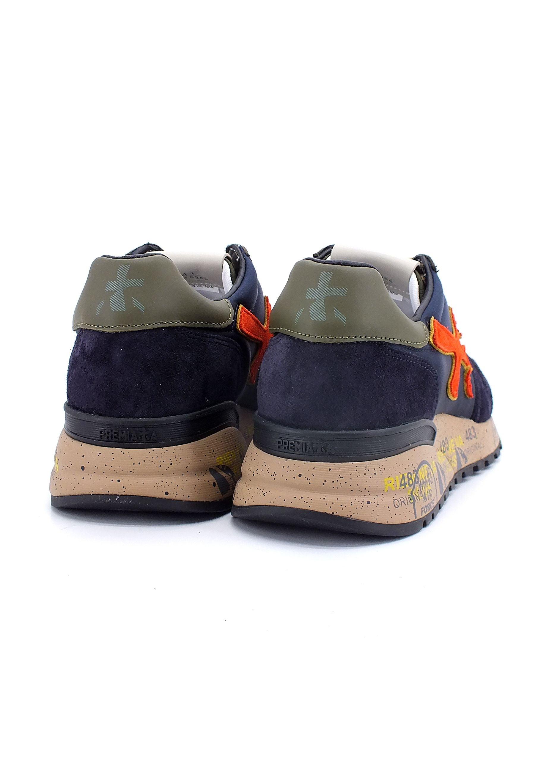 PREMIATA Sneaker Uomo Dark Blue Green MICK5356 - Sandrini Calzature e Abbigliamento