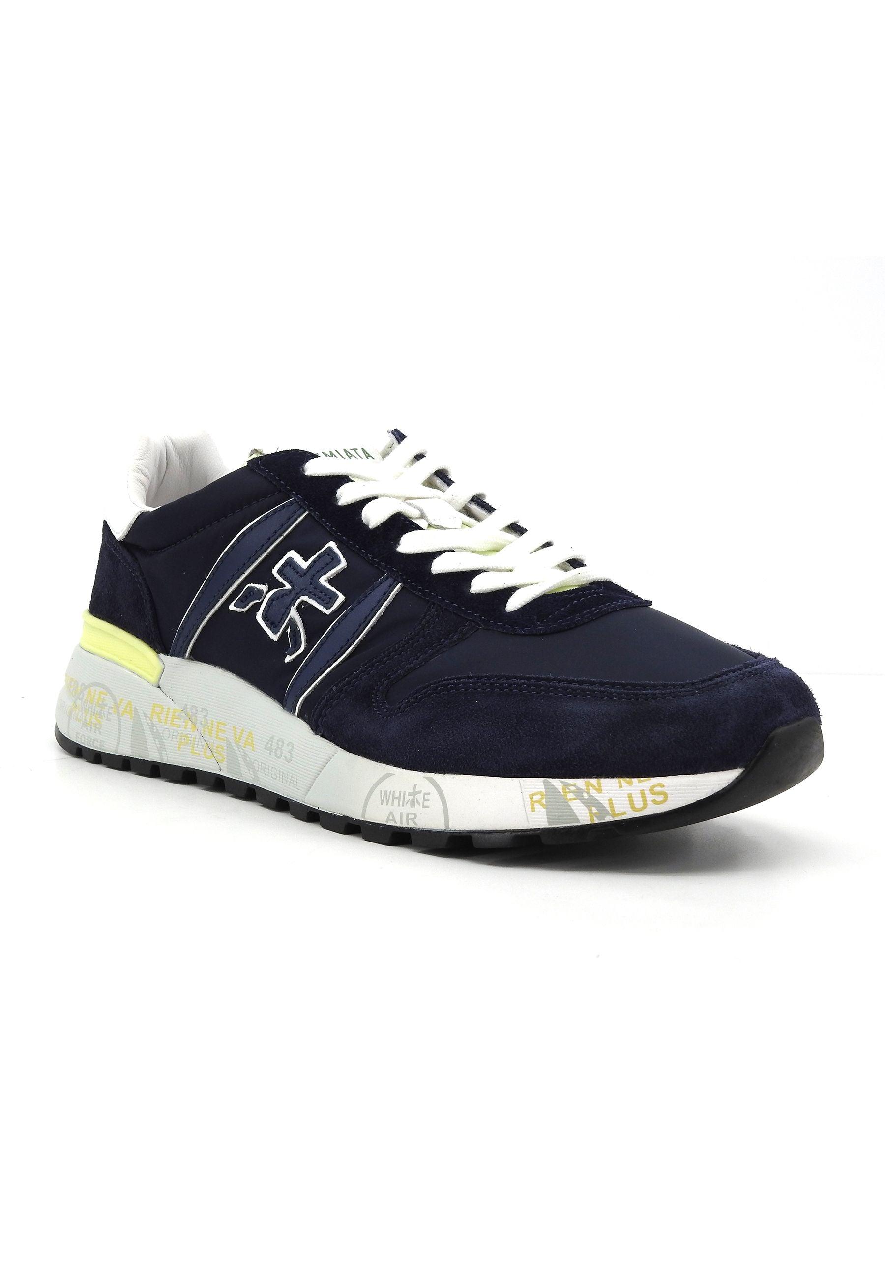 PREMIATA Sneaker Uomo Dark Blue LANDER-6634 - Sandrini Calzature e Abbigliamento