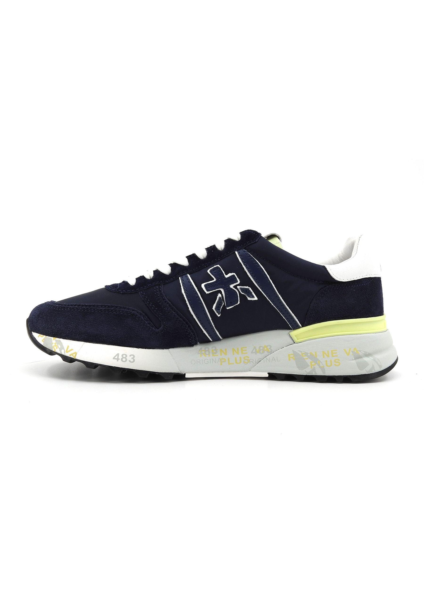 PREMIATA Sneaker Uomo Dark Blue LANDER-6634 - Sandrini Calzature e Abbigliamento