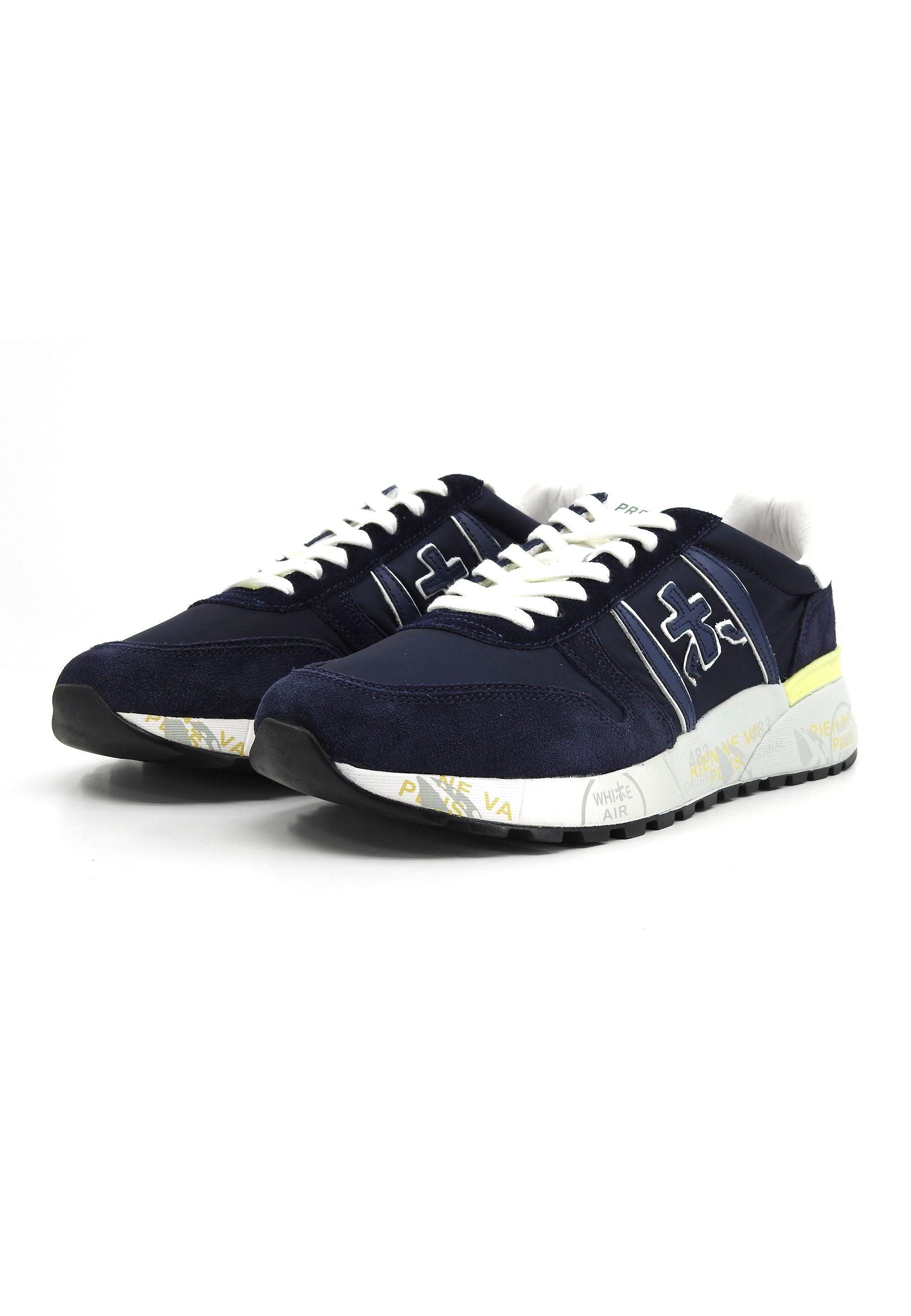 PREMIATA Sneaker Uomo Dark Blue LANDER-6634 - Sandrini Calzature e Abbigliamento