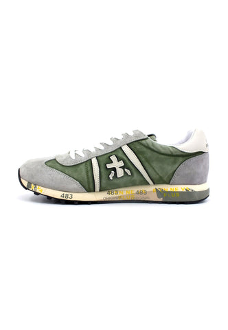PREMIATA Sneaker Uomo Green Grey LUCY6147 - Sandrini Calzature e Abbigliamento