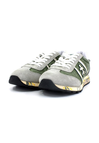 PREMIATA Sneaker Uomo Green Grey LUCY6147 - Sandrini Calzature e Abbigliamento
