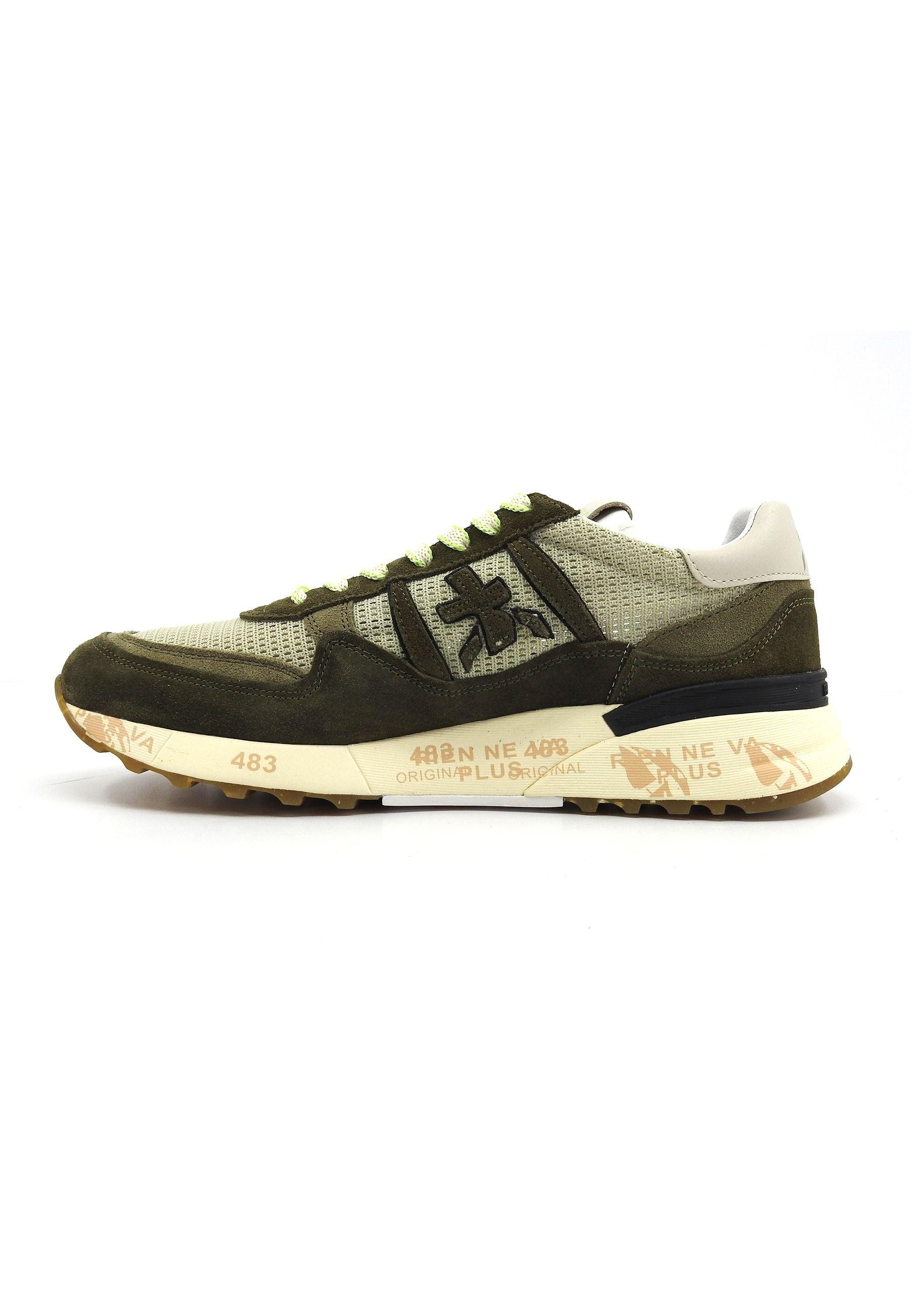 PREMIATA Sneaker Uomo Green LANDECK-6630 - Sandrini Calzature e Abbigliamento