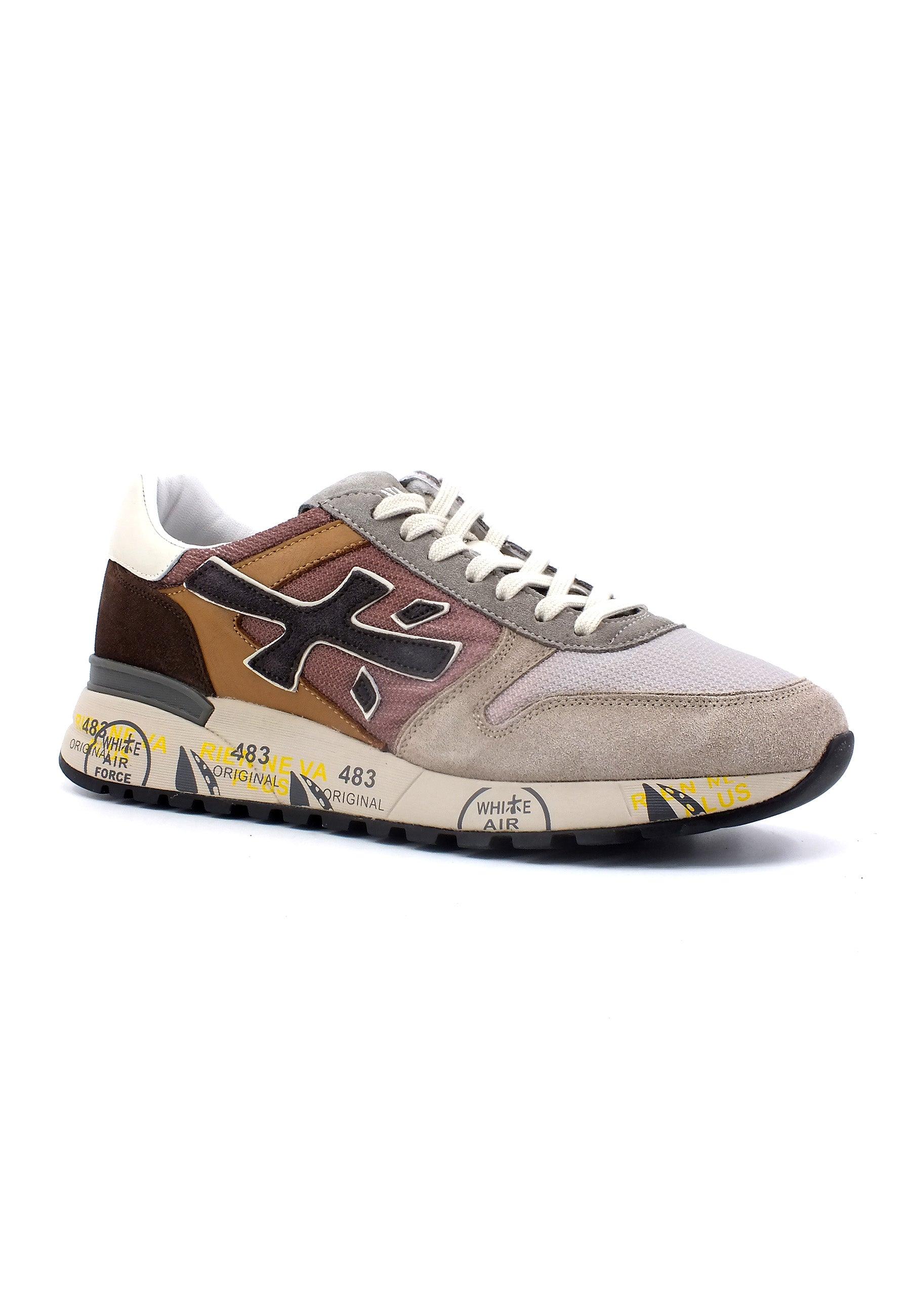 PREMIATA Sneaker Uomo Grey Brown MICK-6414 - Sandrini Calzature e Abbigliamento