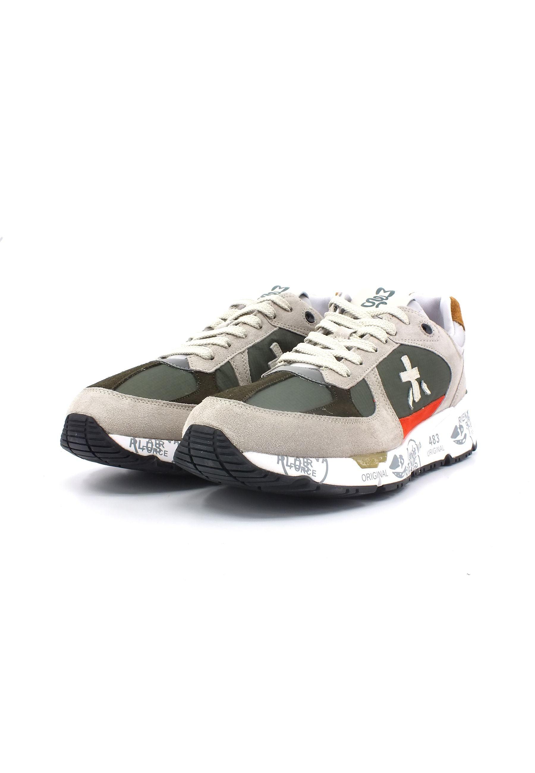 PREMIATA Sneaker Uomo Grey Dark Green MASE6157 - Sandrini Calzature e Abbigliamento