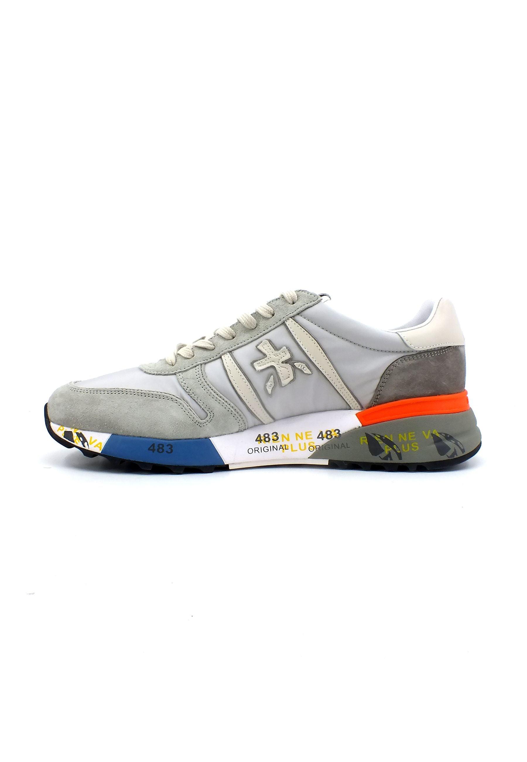 PREMIATA Sneaker Uomo Light Grey LANDER6130 - Sandrini Calzature e Abbigliamento