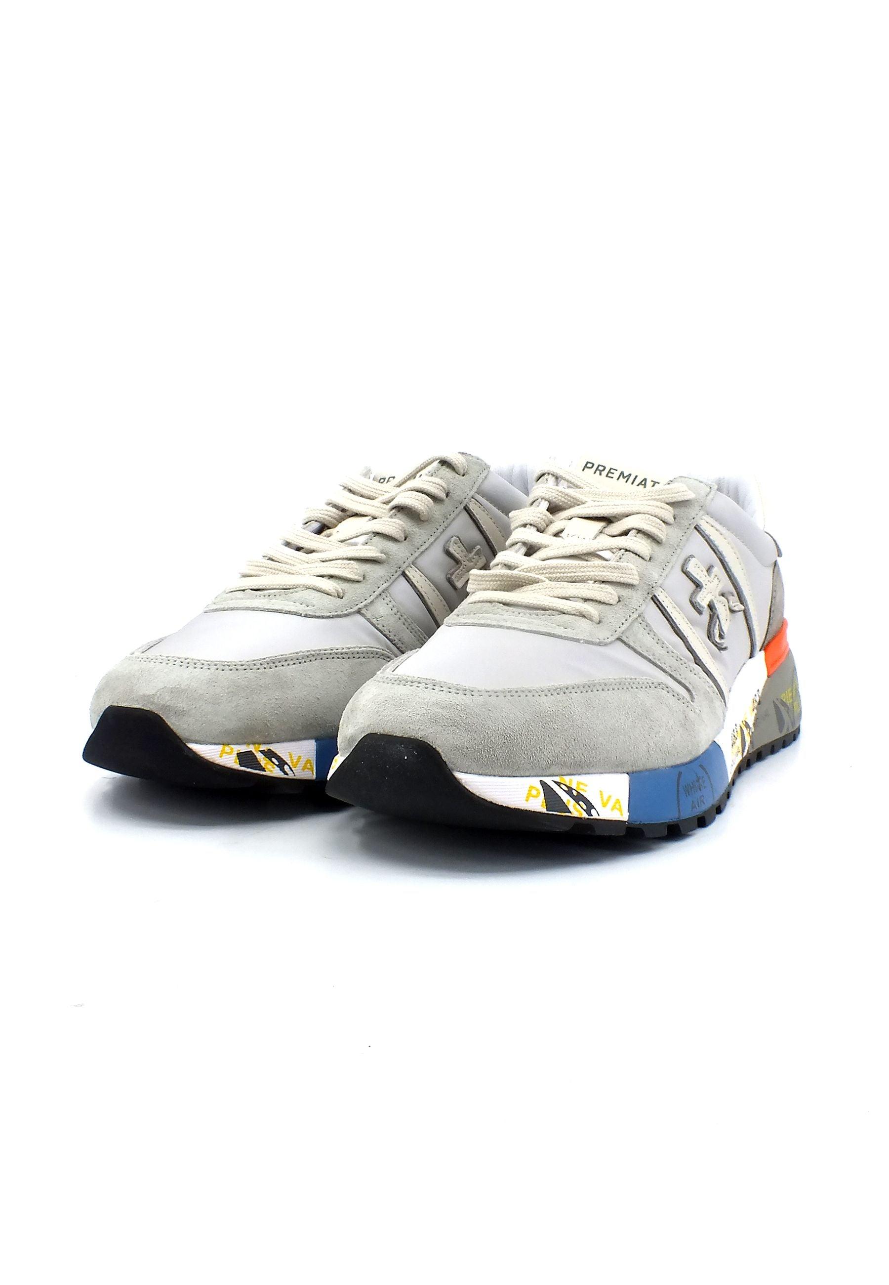 PREMIATA Sneaker Uomo Light Grey LANDER6130 - Sandrini Calzature e Abbigliamento