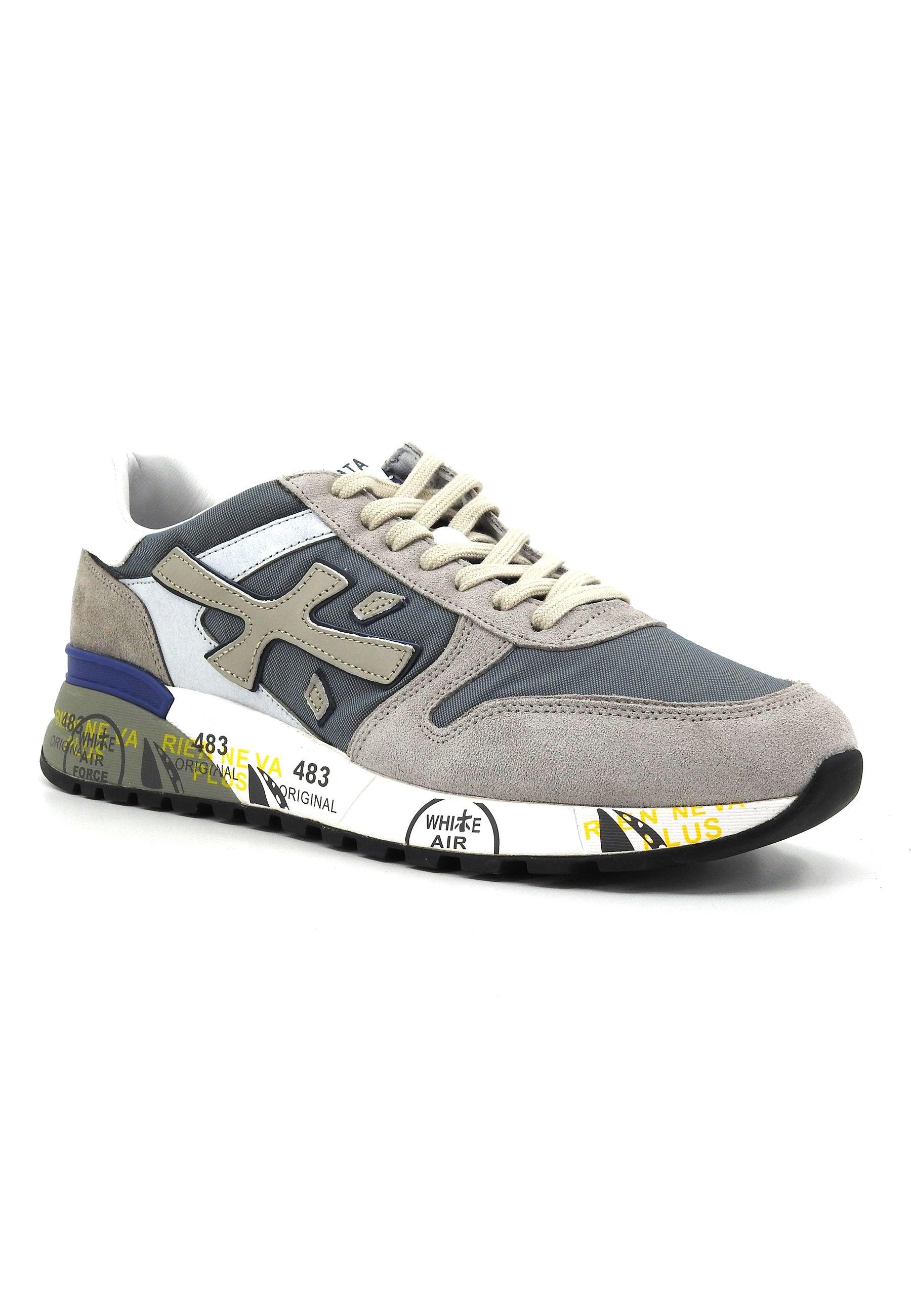 PREMIATA Sneaker Uomo Light Grey MICK-6611 - Sandrini Calzature e Abbigliamento