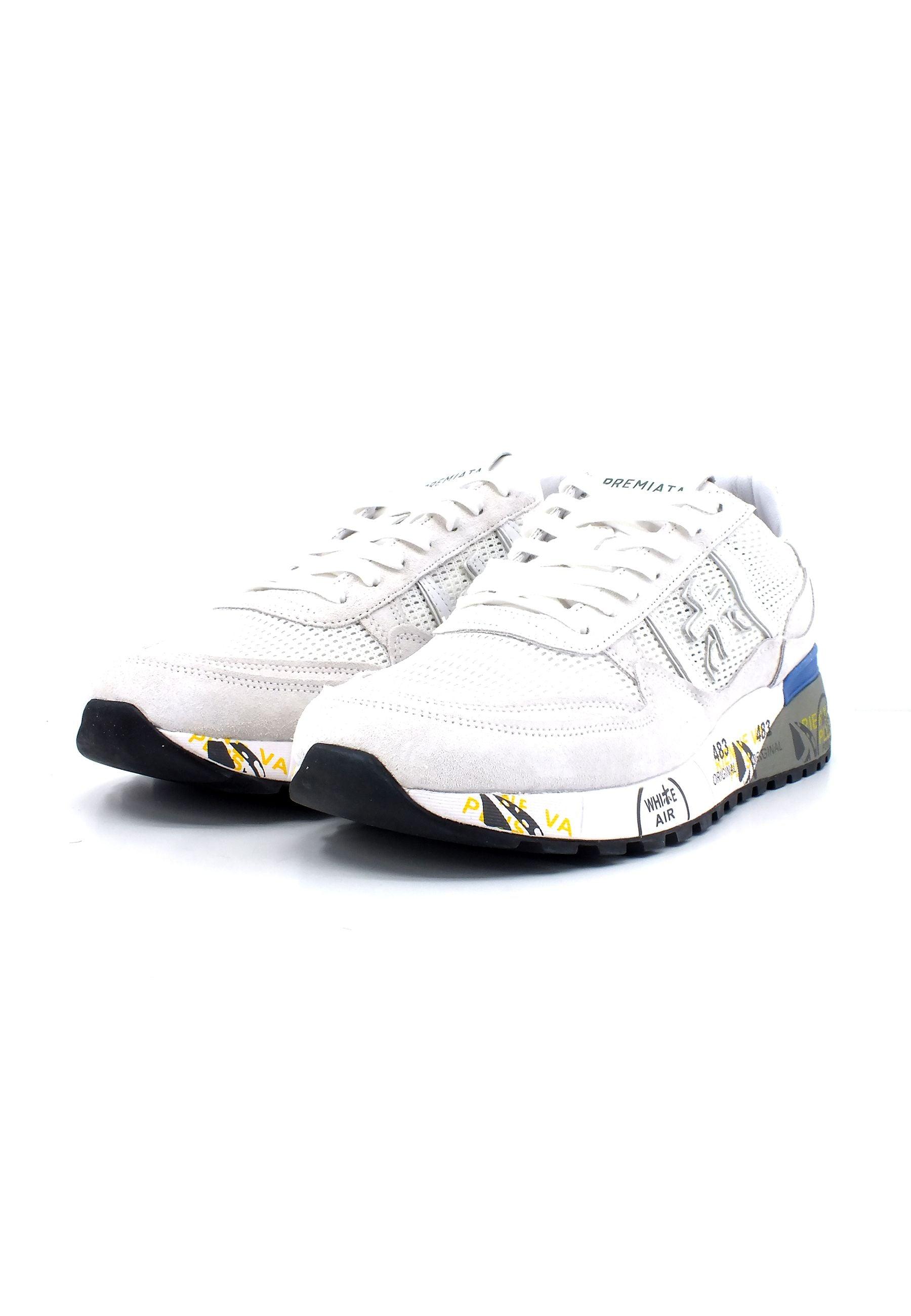 PREMIATA Sneaker Uomo Light Grey White LANDECK6213 - Sandrini Calzature e Abbigliamento