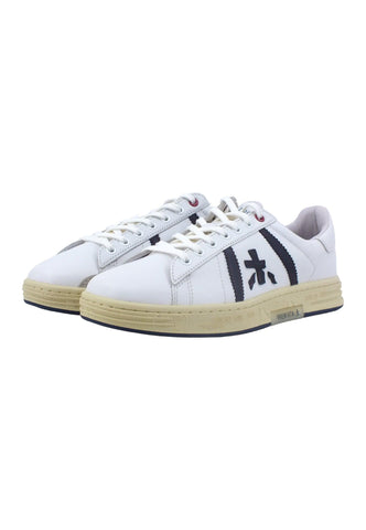 PREMIATA Sneaker Uomo White Blue RUSSELL-6431 - Sandrini Calzature e Abbigliamento