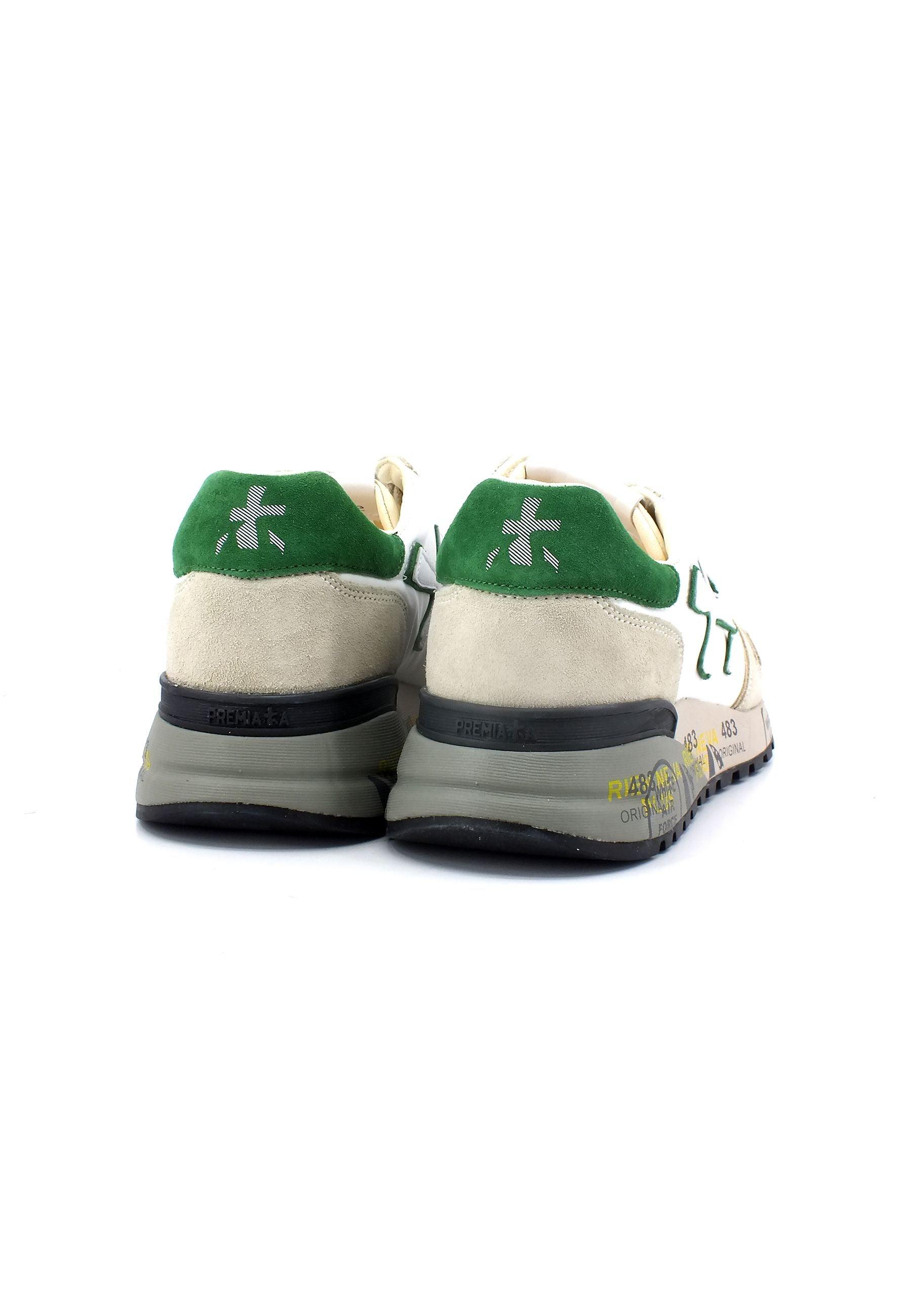 PREMIATA Sneaker Uomo White Green MICK6167G - Sandrini Calzature e Abbigliamento