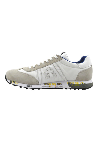 PREMIATA Sneaker Uomo White Grey LUCY-206E - Sandrini Calzature e Abbigliamento