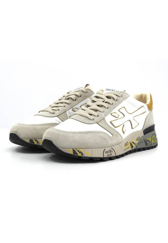 PREMIATA Sneaker Uomo White Grey MICK-6613 - Sandrini Calzature e Abbigliamento