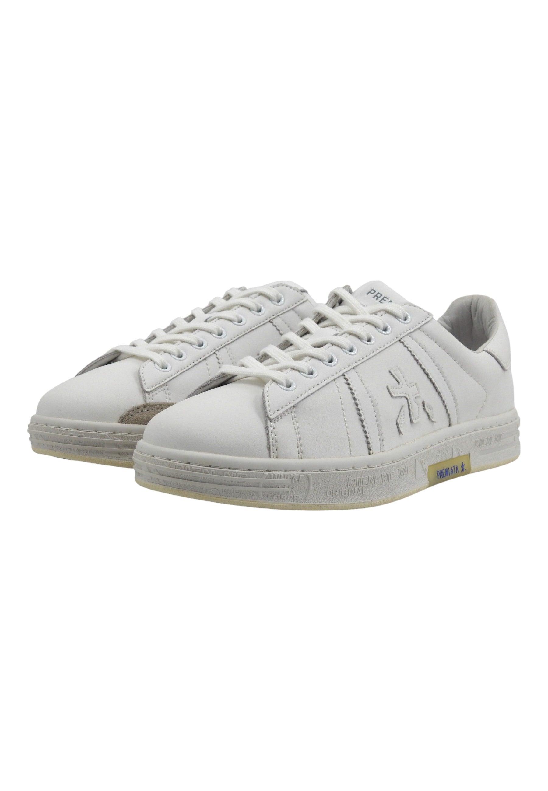 PREMIATA Sneaker Uomo White RUSSELL-6267 - Sandrini Calzature e Abbigliamento