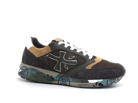 PREMIATA Zac Zac Sneaker Running Dark Grey Coffee ZACZAC-5368 - Sandrini Calzature e Abbigliamento
