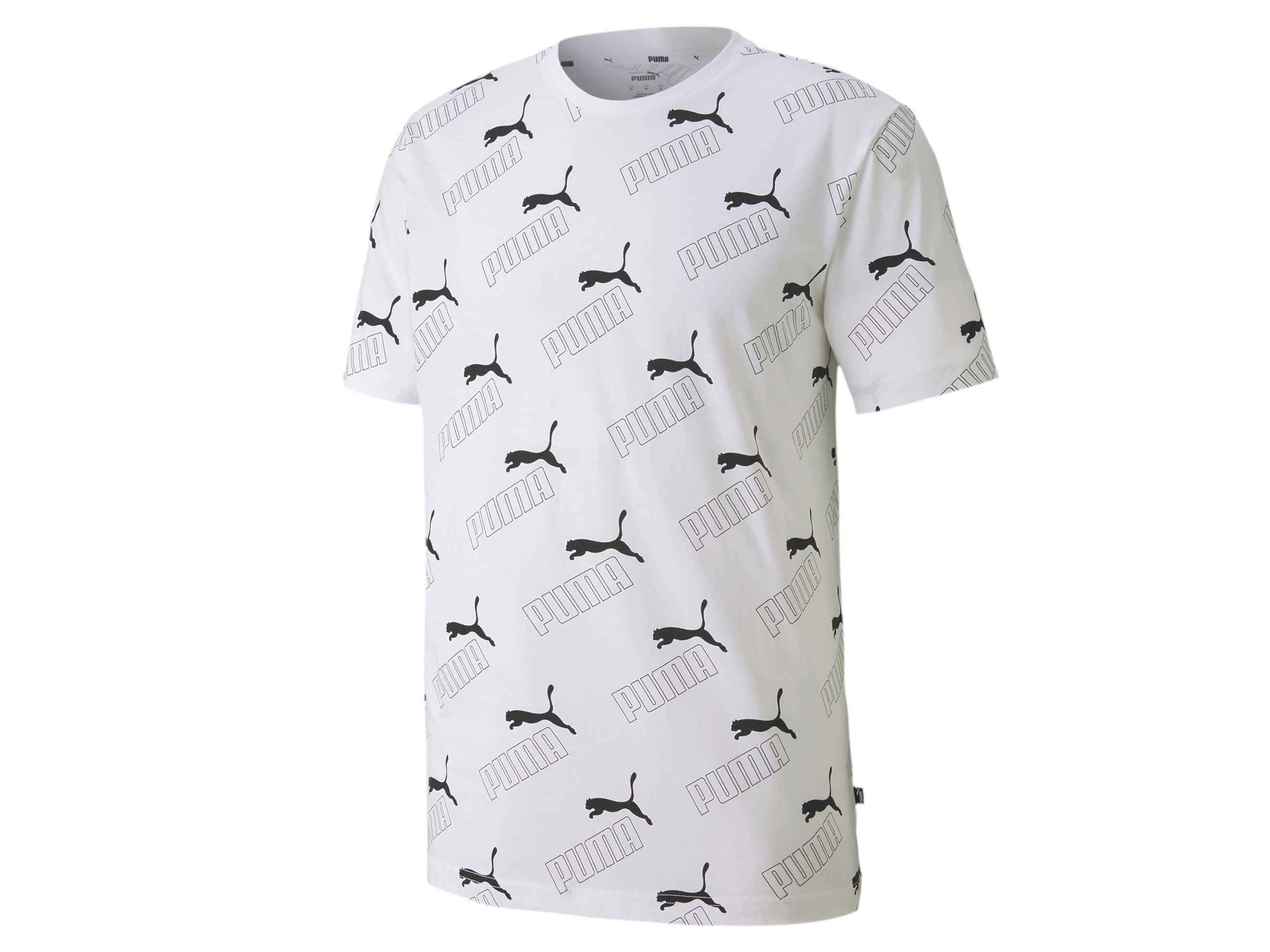 PUMA Amplified AOP Tee T-Shirt White 583511 02 - Sandrini Calzature e Abbigliamento