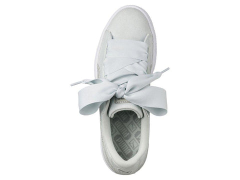 PUMA Basket Heart Blue Flowers White Silver 366495 03 - Sandrini Calzature e Abbigliamento