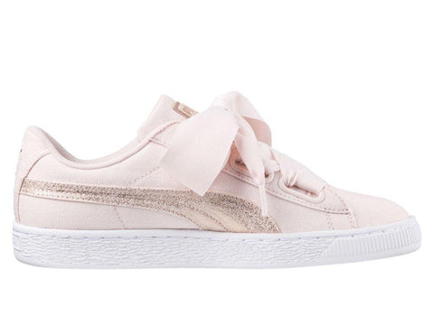 PUMA Basket Heart Pearl White Rose Gold 366495 02 - Sandrini Calzature e Abbigliamento