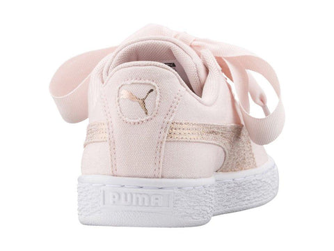 PUMA Basket Heart Pearl White Rose Gold 366495 02 - Sandrini Calzature e Abbigliamento