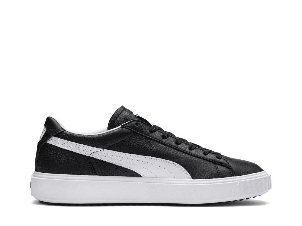 PUMA Breaker LTHR Black White 366078 01 - Sandrini Calzature e Abbigliamento