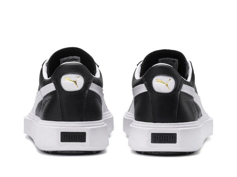 PUMA Breaker LTHR Black White 366078 01 - Sandrini Calzature e Abbigliamento