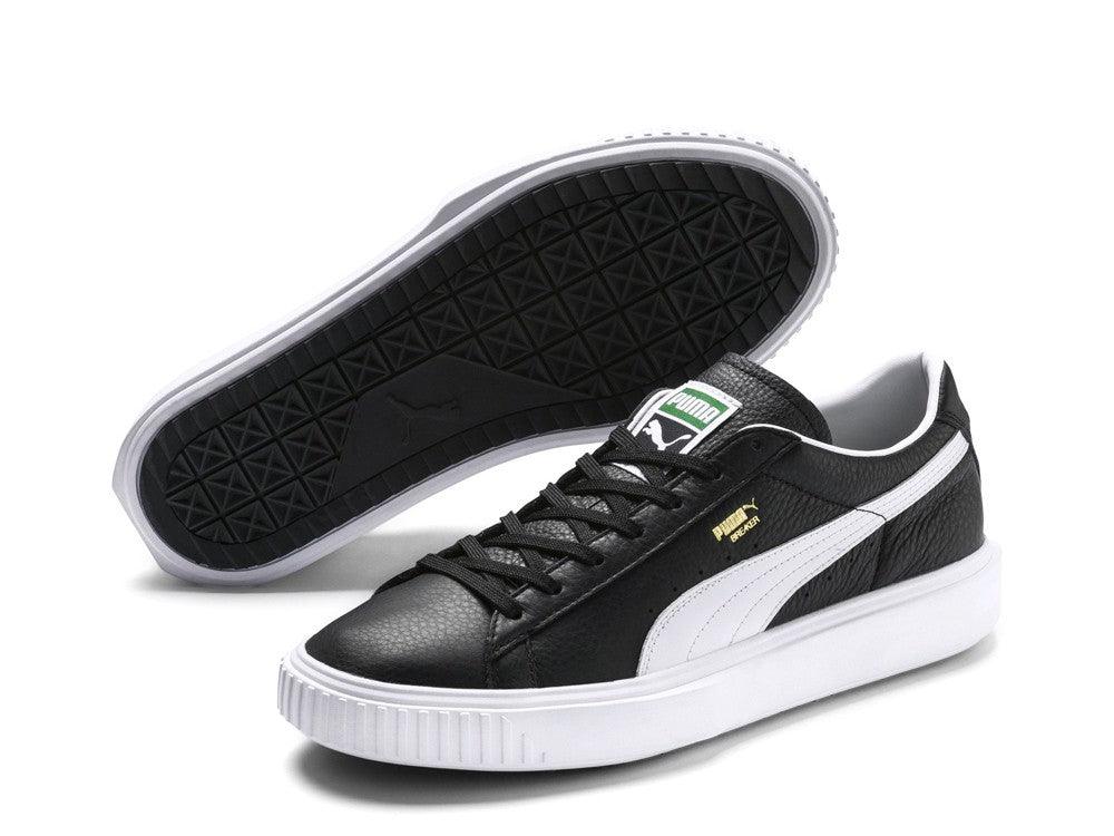 PUMA Breaker LTHR Black White 366078 01 - Sandrini Calzature e Abbigliamento