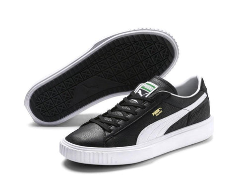 PUMA Breaker LTHR Black White 366078 01 - Sandrini Calzature e Abbigliamento