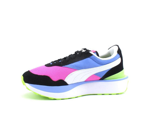 PUMA Cruise Rider SilkRoad Wn's Sneaker Pink White Electric Purple 375072 25 - Sandrini Calzature e Abbigliamento