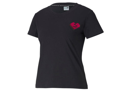PUMA Digital Love Tee T-Shirt Black 59706801 - Sandrini Calzature e Abbigliamento