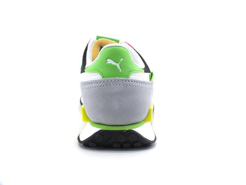 PUMA Future Rider Play On Sneaker Blue White Yellow 371149 73 - Sandrini Calzature e Abbigliamento