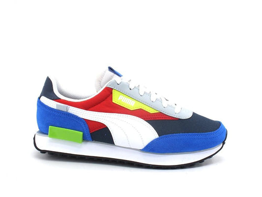 PUMA Future Rider Play On Sneaker Spell Bound White Ultra Blu 371149 72 - Sandrini Calzature e Abbigliamento
