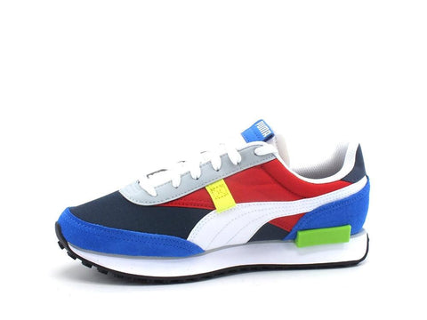 PUMA Future Rider Play On Sneaker Spell Bound White Ultra Blu 371149 72 - Sandrini Calzature e Abbigliamento
