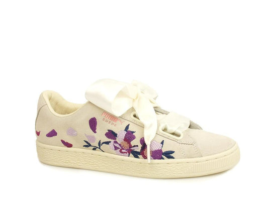 PUMA Heart Flowery Wn's Whisper White Rose Gold 367811 02 - Sandrini Calzature e Abbigliamento