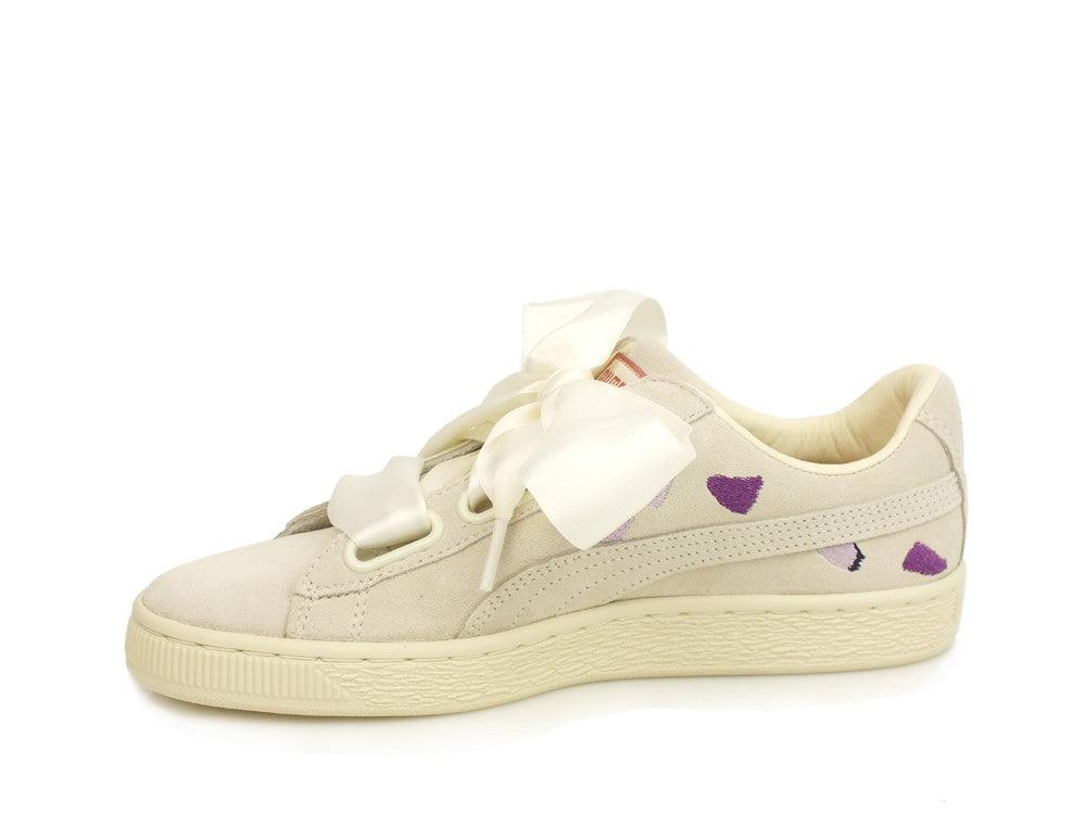 PUMA Heart Flowery Wn's Whisper White Rose Gold 367811 02 - Sandrini Calzature e Abbigliamento
